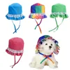 Hundkläder 8 stilar sommar husdjur hatt kep