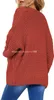 Women's Sweaters Womens 2023 Open Front Long Sleeve Chunky Knit Cardigan Sweaters Loose Outwear Coat
