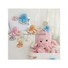 Animali di peluche ripieni Peluche Bebe Polpo Peluches Giocattolo animale Peso Roba Hy Wy P Squishy Cuscino Regalo di Natale Calamari per Goccia D Dhsrd