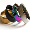 30st Top Color Mix 8mm Quality Men Women Simple Claple Classic rostfritt stål Bandringar Festringar Hela mode Weddin240i