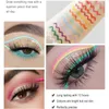 HANDAIYAN 12 Farben mattflüssiger Eyeliner-Stift-Set, schnelltrocknend, langlebig, wasserfester Eyeliner-Stift, dauerhaftes Augen-Make-up, wischfest, 240220