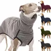 Ubrania dla zwierząt wysokich kołnierzyków dla średnich dużych psów zima ciepły duży płaszcz faraoh hound wielki dane pullover Mascotas Supplies 240220