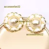 Stud Fashion Earrings 18K Gold Plated 925 Silver Plated Earrings Ear Stud Crystal Pearl Party Women Designer Brand Double Letters Wedding Statement Jewelry 2024