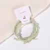 Hair Clips 2pcs Pearl Rope 6 Colors Hand-woven Beaded High Elasticity Bracelet Holder Accessories For Women D88