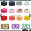 Headbands Nylon Hairbands Hair Wraps Big Chiffon Flower Elastics For Baby Girls Born Infant Toddlers Kids Drop Delivery Jewelry Hair Dhor6