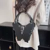 Totes Butterfly Shape Bag Crossbody Girls Zabawna torebka dla kobiet Tote Messenger Torba Pu skóra Śliczne damskie torebki na ramię Y22836