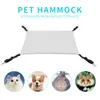 Özel Pet Hammock HD Desen Kompakt Depolama Uygun alan tasarruflu metal kanca bağlantısı rahat nefes alabilen tuval 268g gri