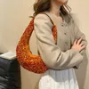 GAUCHE petit sac sous les bras à paillettes pour femmes hiver mode coréenne sac à bandoulière brillant femme fête demi-lune sacs à main 240219