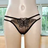 Women's Panties 3PCS Lace Full Transparent Sexy Briefs Butterfly Embroidered Mesh Hollow Low Rise Underwear Seamless Lift Hip Lingerie