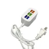 USB-Steckdosenleiste, multifunktional, Schnellladung, Plug-Play, 6 Anschlüsse, USB-Mini-Verlängerungsbuchse, HUB-Splitter für Büro