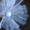 Organza artesanal de seda papoula grande flor casamento estrada guia crisântemo diy festa decoração da janela 50cm/60cm70cm