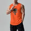 Tanktops voor heren Heren Gym tanktops Zomer Workout Spier T-shirt Ademende T-stukken Mesh Kleding Trend Streetwear Harajuku Los Casual MouwloosL2402