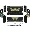 الحالات Nintend Switch OLED Limited Edition DIY Console Console Plate + JoyCon Case لإكسسوارات لعبة Nintendo Switch