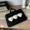 Backpack 11 13 15'' Plush Love Notebook Laptop Bag Female Briefcase Tablet Storage Pouch for Ipad Air4 5 9 10 Pro11 12.9 Macbook Air Case