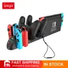 Stands Ipega Charging Base Dock voor Nintendo Switch Controller Joy Con Host Charger NS OLED Grip Gamepad DC5V/2A Stand met 2USB-uitgang