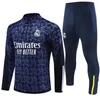 2024 2025 Real Madrid Tracksuit Treinamento Kit Vini Jr Bellingham 23/24/25 Real Madrides Mangas longas Men crianças de futebol esportivo