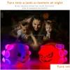 Halloween Supplies Jack-O-Lantern Decompression Toy Ball Set Rodent Pioneer Bat Ghost Mask Decorative Drop Delivery Toys Gifts Novelt Dhe9Q
