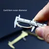 Keychains Measuring Gauging Tools Versatile Handy Gauge With Key Ring Caliper Portable Keychain