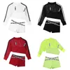 Conjuntos de roupas Hip Hop Meninas Jazz Trajes Crianças Tracksuit Terno Esporte Bra Colete Top Colheita com Net Cover Up Tops e Shorts Dance Outfits