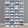 1P Shoe Storage Boxes Drawer Type Front Opening Shoe Rack Organizer Shoes Container Womens Sneakers 240220