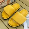 Designer tofflor Louiselies Loupool Pillow Comfort präglade Mules Womens Sandals Rubber Nylon Slipper Summer Slides Män Kvinnor Lyxskor viutonelies EUR35-45