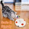 Inkzoo Cat Toys Interactive Cat Toys för inomhuskatter Smart Interactive Kitten Toy Automatic 7 Holes Mice Whack-A-Mole 240219