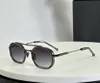 Gold Black Sunglasses Squared Grey Gradient Men Women Shades Sonnenbrille Sunnies Gafas de sol UV400 Eyewear with Box