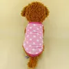 Cão vestuário inverno colete casaco bonito pontos roupas gato filhote de cachorro roupas chihuahua yorkie poodle pomeranian schnauzer pet outfit dropship