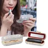 Ladies Clip Holder Daily Lipstick Case Party Fashion Gift With Mirror Organizer Home Travel Universal Luxurious Shiny Diamonds1261C