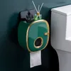 Złote łazienka na półce do przechowywania pudełko bez uderzenia na ścianę pudełko papieru toaletowego wodoodporne papierowe ręcznik do przechowywania łazienki 240223
