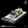 TIME MICRO 1 64 LBWK S15 Flash YellowWhite #23 Openbare motorkap Ver Diecast modelauto