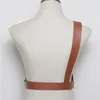 Belts Women Irregular Corset Brief Wide Girdle Vest Strap Belt PU Leather Steampunk Harness