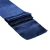 Tafelloper Marineblauw Satijn 12" X 108" Bruiloft Thuis El Banket Decoraties 30x275cm