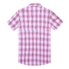 Chemise à carreaux pour enfants Blouses à manches courtes Chemises décontractées Vêtements pour enfants Fille CHEMISE Vêtements Filles Chemises pour enfants britanniques école Blous 240219