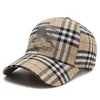 Casquettes de balle Hommes Haute Couture Pour Designer Cap Chapeau Classique Femmes Plaid Fin Baseball Luxe Rétro Lettre Sun Bucket Drop Livraison Accès Dhsp3