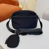 Herenaktentassen Schoudertassen Zwart nylon Aktetas Crossbodytas met grote capaciteit Mode crossbody Ritszakken Topkwaliteit