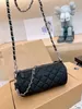 2024 new barrel bag, pen holder bag, original new women's crossbody bag, high-end fashion designer bag, built-in large capacity mobile phone bag, chain bag There is a gift box