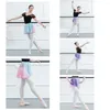 Stage Wear Ballet Jupe Femmes Fille Danse Wrap Dancewear Mini Mousseline De Soie Pratique Dégradé Gymnastique