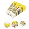 Dinnerware Sets 100 Pcs Popcorn Box Container Tubs Buckets Paper Holders Containers Movie Night