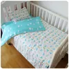 3 Pieces Baby Bedding Set Cotton Crib Bed Linen Kit Cute pattern Includes Pillowcase Bed Sheet Duvet Cover Without Filler 240219