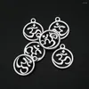 Charms 10pcs 18x21mm Antique Yoga OM Pendants For DIY Necklace Earring Jewelry Making Findings Accessories Handmade Crafts