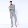 Men's Thermal Underwear Women Long Johns Fleece Male Female Autumn Winter Shirt Pants Warm Thick Plus Velvet Men