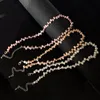 Collier de perles d'eau douce naturelles élégantes, ras du cou court, bijoux pour femmes, petite fleur, collier de perles baroques, collier de mariage 240220