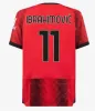 23 24 aC.PULISIC Accueil Maillots de football troisième à l'extérieur MILANS 2023 2024 GIROUD THEO R.LEAO ROMAGNOLI BRAHIM S.CASTILLEJO SAELEMAEKERS Quatrième maillot de football Hommes Enfants Kits