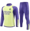 2023 2024 REAL MADRID SOCCER Tracksuit 23 24 24 Pokrywa długie rękawy kombinezon piłkarski Zestawy do joggingu mężczyźni dla dzieci kurtka Chandal Futbol przetrwanie