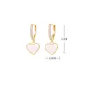 Boucles d'oreilles pendantes mode coréenne, incroyable coquille douce, amour, cadeau pour femmes, Collection de bijoux 2024