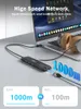 Lemorele tc96 usb hub 3.1 dock station usbc para hdmi duplo 4k 10gpbs tipo-c 100w gigabit ethernet adaptador vga para mac