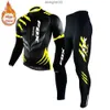 Nuovo FOX RIDE RACING Kit da ciclismo da uomo in pile termico MTB abbigliamento da bicicletta Mountain Bike Jersey Set Traje Ciclismo Hombre Invierno