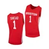 NCAA Custom S-6XL Houston Cougars Cougars College Basketball 4 L.J. Cryer Jerseys 13 J'Wan Roberts 1 Jamal Shead 21 Emanuel Sharp 11 Damian Dunn 23 Terrance Arceneaux