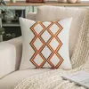 Kussen Inyahome Set van 2 Sierhoezen Borduur Boho Geometrie 45x45cm Vierkant Decoratief Voor Bank Slaapbank